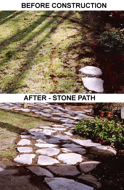 Bluestone Stoop and Stairs, constuction in East Northport, New York