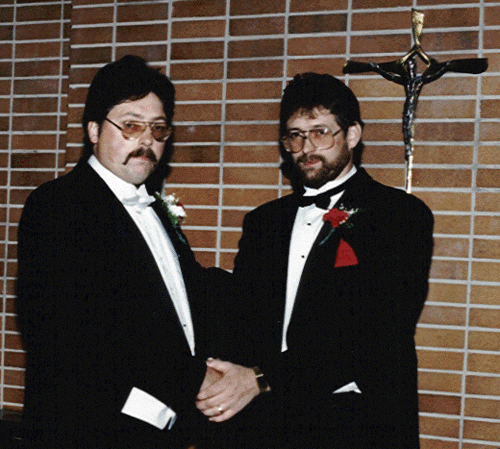 Chuck and Carl Bongiorno at Saint Francis Church, Greenlawn, NY