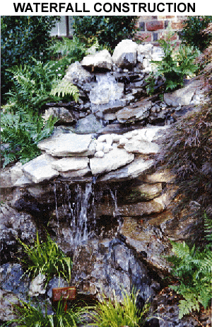 Pond and Stone Waterfall completed in New York, NY