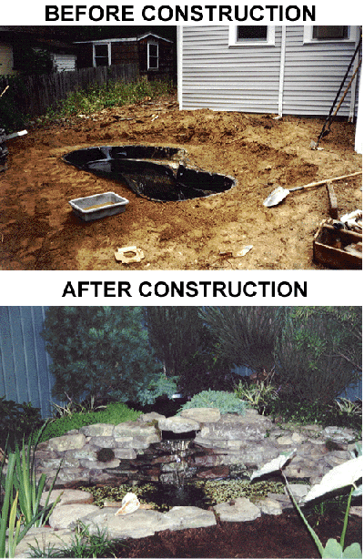 	Pond and Stone Waterfall completed in New York, NY