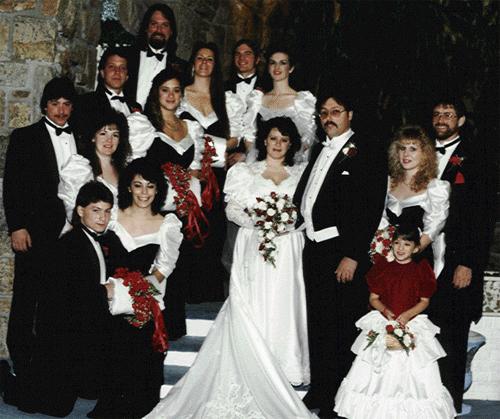 My wedding party at Huntington Town House, NY